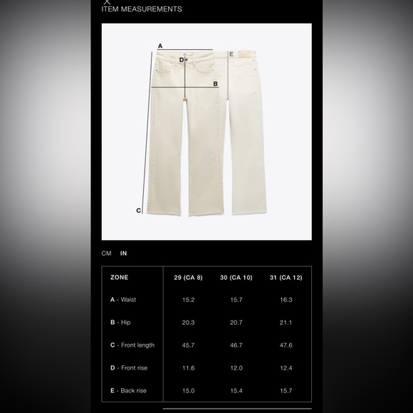 Zara Light Blue Straight Leg Jeans - Picture 7 of 7